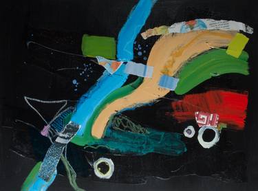 Original Abstract Aerial Paintings by Gabriele Maurus