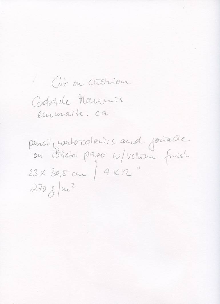 Original Abstract Cats Painting by Gabriele Maurus