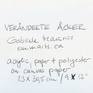 Putting 2 works on top of each other, getting a gorgeous result!
A high-gloss polyester sheet is mounted on a painting on canvas paper.
Archival, acid free.
23 x 30.5 cm / 9x12"