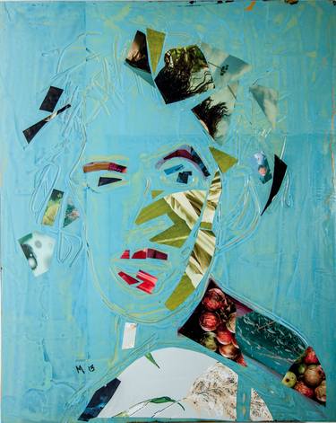 Original Abstract Portrait Paintings by Gabriele Maurus