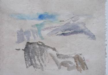 Original Abstract Landscape Drawings by Gabriele Maurus