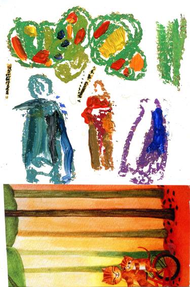 Print of Abstract Food Drawings by Gabriele Maurus