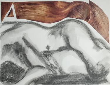 Original Nude Collage by Gabriele Maurus