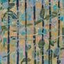 A light, bright and fluffy painting, reminding me of trellises holding summer vines.
Acrylic on wood panel, diptych.
Still has to dry.......