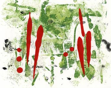 Original Abstract Printmaking by Gabriele Maurus