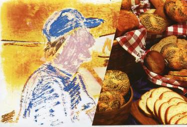 Original Expressionism Food Collage by Gabriele Maurus