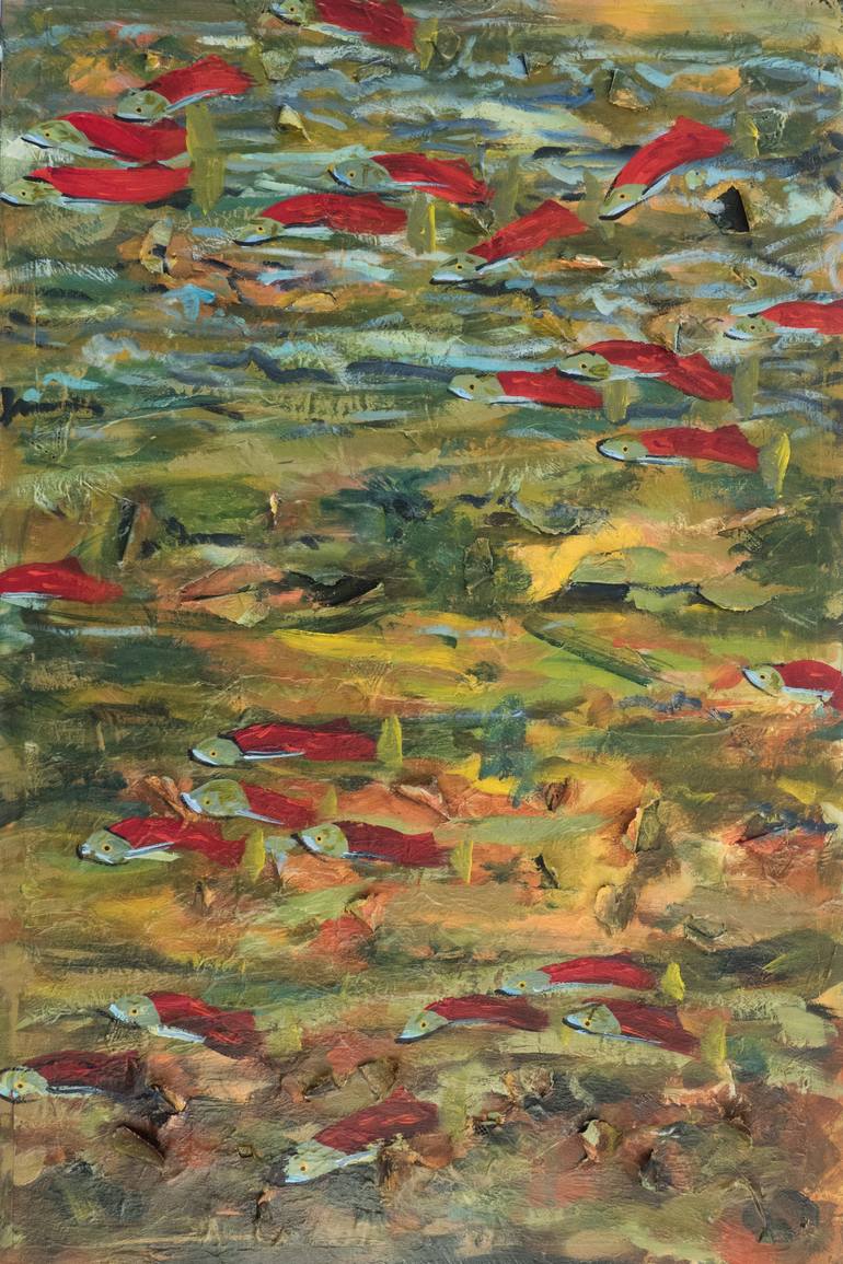 Original Fish Painting by Gabriele Maurus