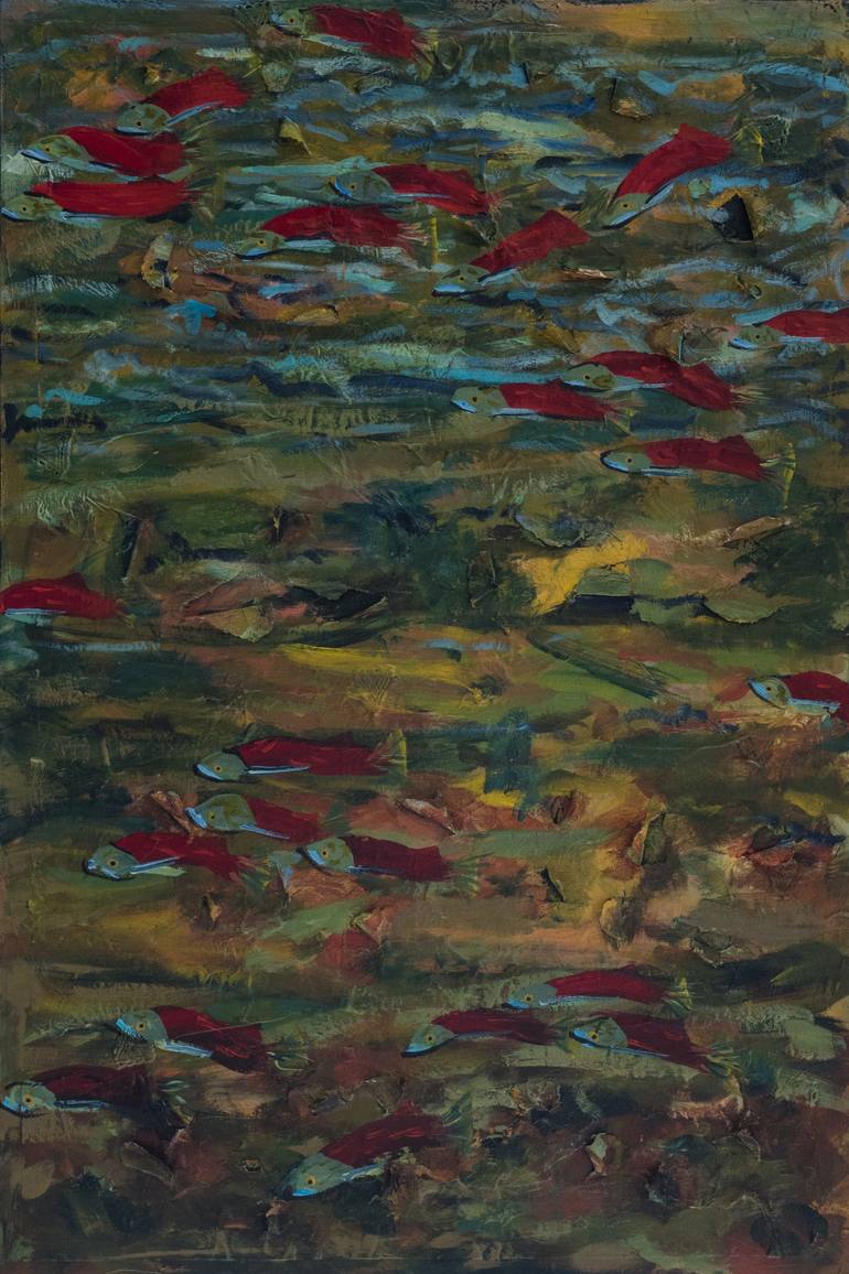 Original Fish Painting by Gabriele Maurus