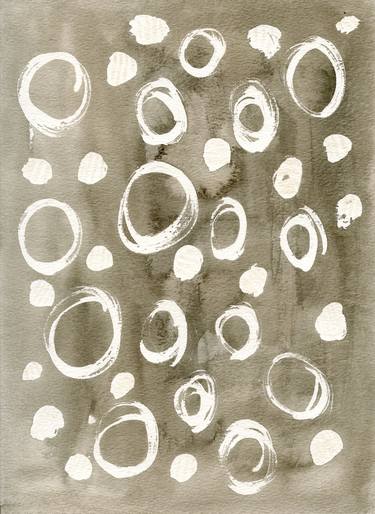 Original Abstract Expressionism Abstract Drawings by Gabriele Maurus