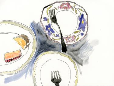 Original Food Drawings by Gabriele Maurus