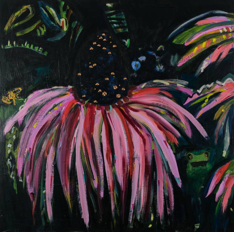 Original Expressionism Botanic Painting by Gabriele Maurus