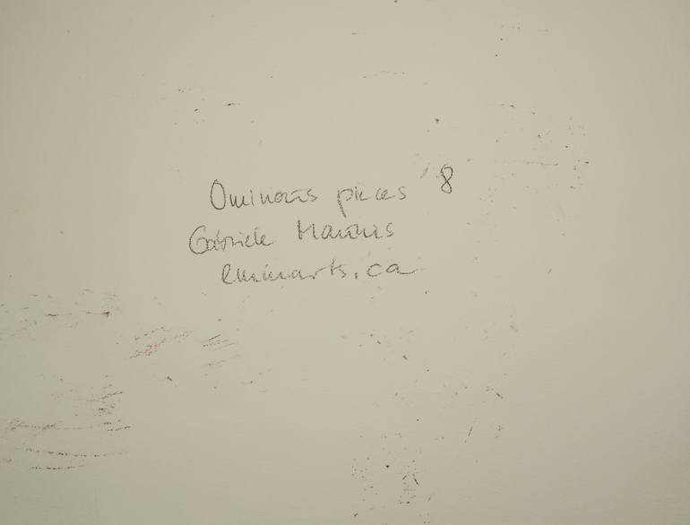 Original Abstract Expressionism Abstract Collage by Gabriele Maurus