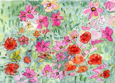 Original Floral Drawings by Gabriele Maurus