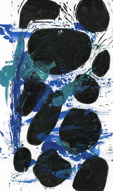 Print of Abstract Expressionism Abstract Printmaking by Gabriele Maurus