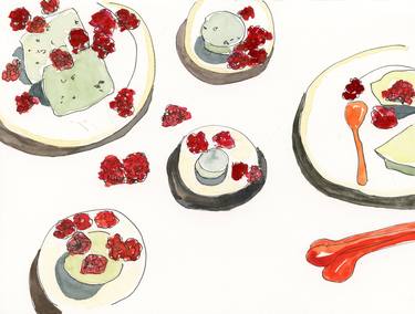 Print of Documentary Food Drawings by Gabriele Maurus