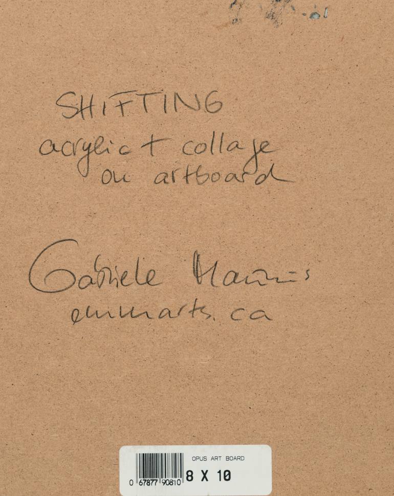 Original Expressionism Abstract Collage by Gabriele Maurus