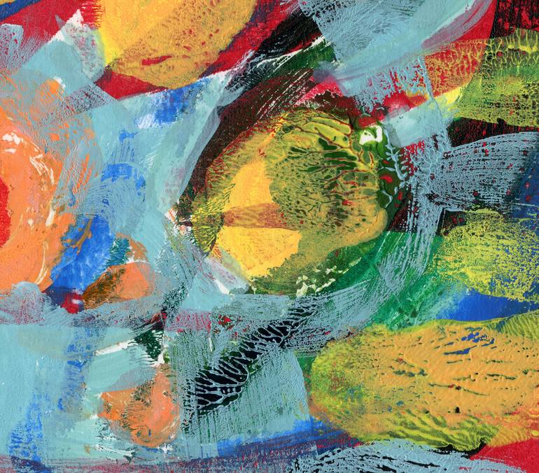 Original Abstract Expressionism Abstract Printmaking by Gabriele Maurus