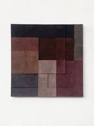 Original Minimalism Abstract Collage by Alessandro Traina