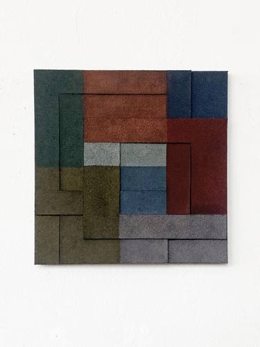 Original Minimalism Abstract Collage by Alessandro Traina