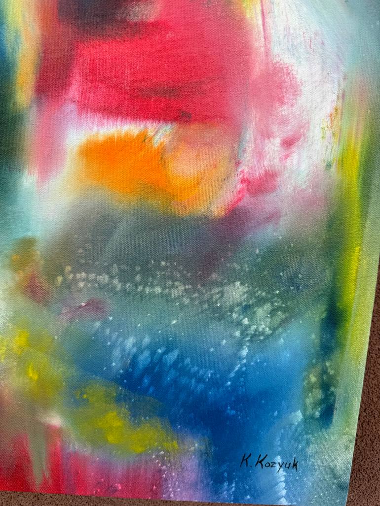 Original Abstract Painting by Khrystyna Kozyuk