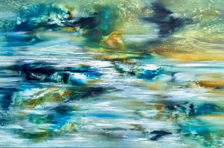 Original Abstract Painting by Khrystyna Kozyuk