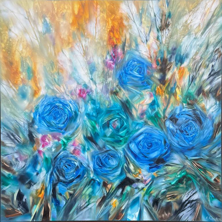 Original Abstract Painting by Khrystyna Kozyuk