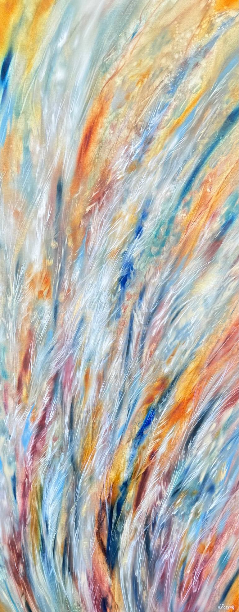 Original Abstract Painting by Khrystyna Kozyuk
