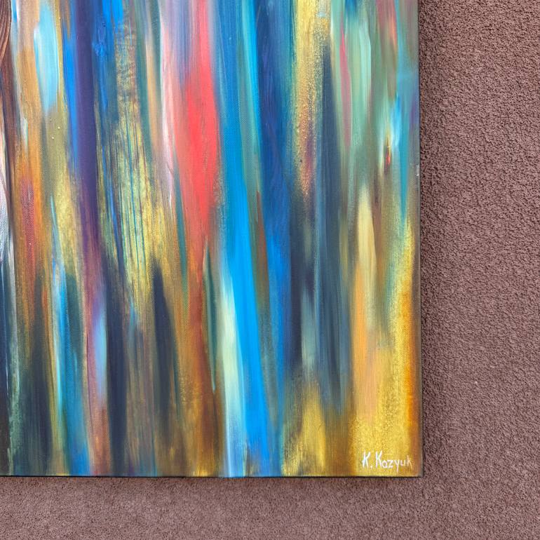 Original Abstract Painting by Khrystyna Kozyuk