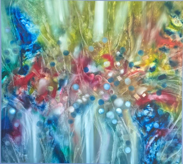 Original Abstract Painting by Khrystyna Kozyuk