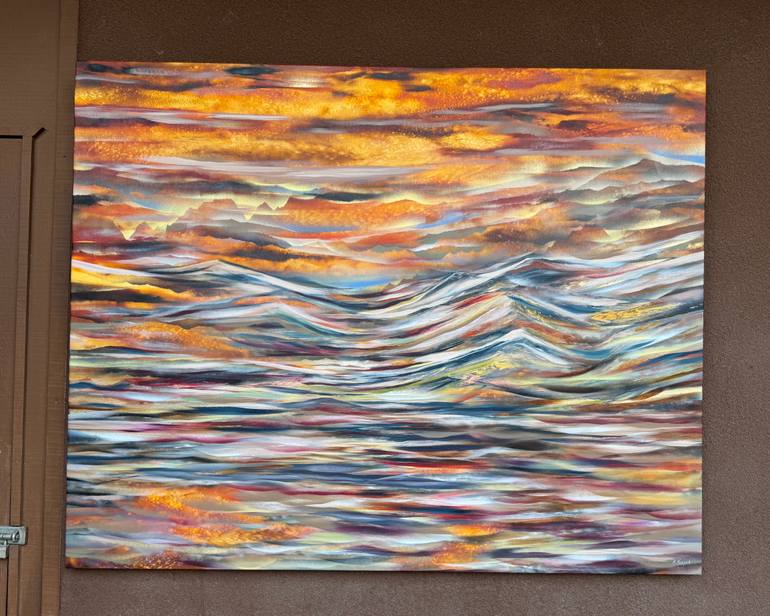 Original Abstract Painting by Khrystyna Kozyuk