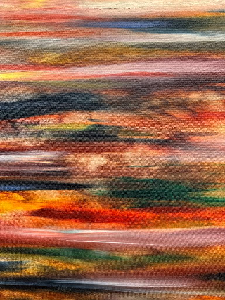 Original Abstract Landscape Painting by Khrystyna Kozyuk