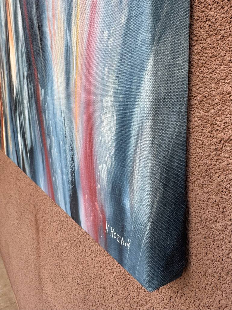 Original Abstract Landscape Painting by Khrystyna Kozyuk