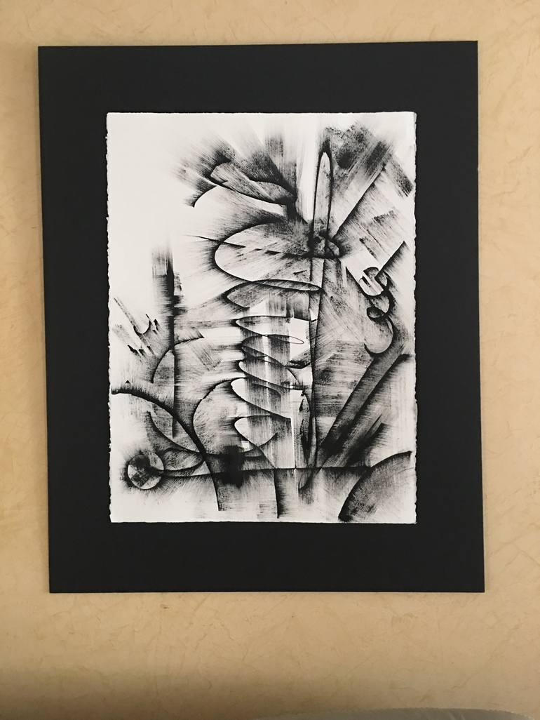 Original Abstract Drawing by Khrystyna Kozyuk