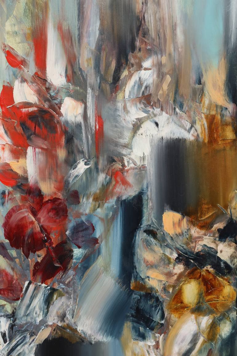 Original Modernism Abstract Painting by Khrystyna Kozyuk