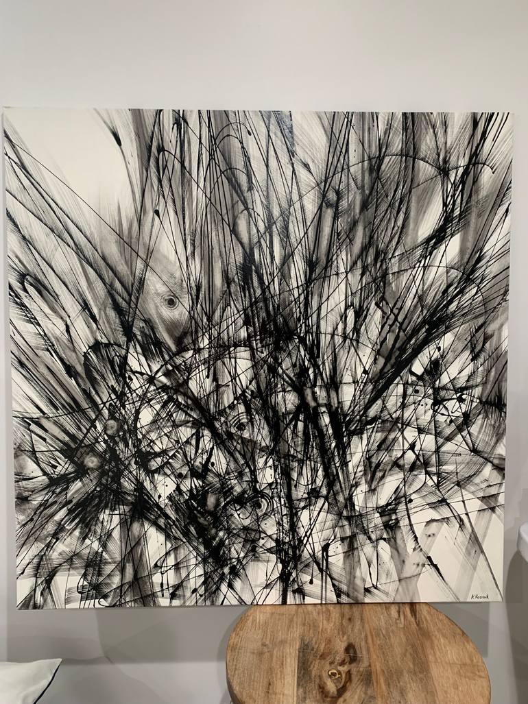 Original Modernism Abstract Painting by Khrystyna Kozyuk