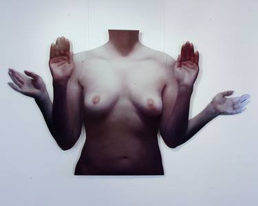 Original Figurative Body Installation by Katerina Borodavchenko