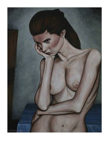 Original Realism Nude Paintings by D Pierorazio