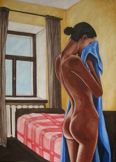 Original Realism Nude Paintings by D Pierorazio