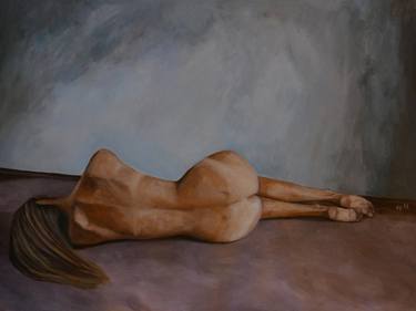 Print of Realism Nude Paintings by D Pierorazio