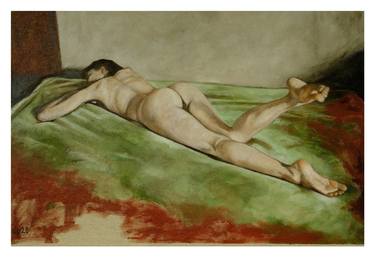 Original Expressionism Nude Paintings by D Pierorazio