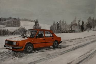 Original Realism Car Paintings by D Pierorazio