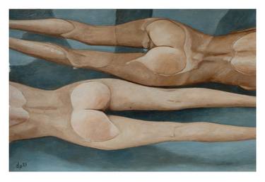 Original Realism Nude Paintings by D Pierorazio