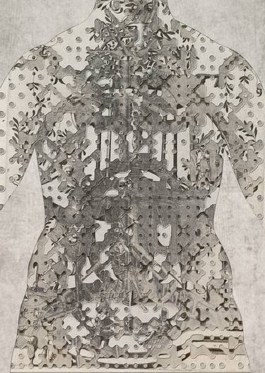 Original Fine Art Body Printmaking by Vladas Orzekauskas