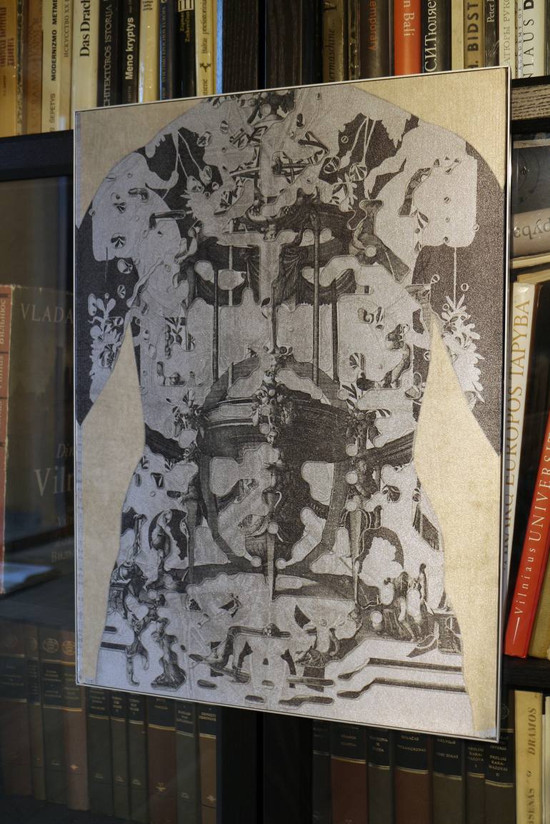 Original Conceptual Body Printmaking by Vladas Orzekauskas