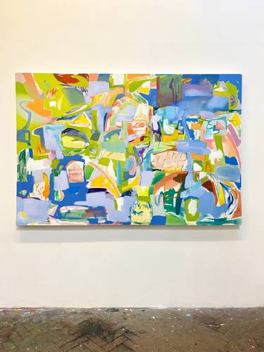 Original Abstract Expressionism Abstract Painting by Luke George