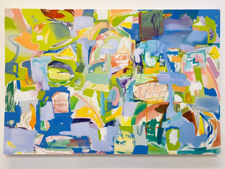 Original Abstract Expressionism Abstract Painting by Luke George
