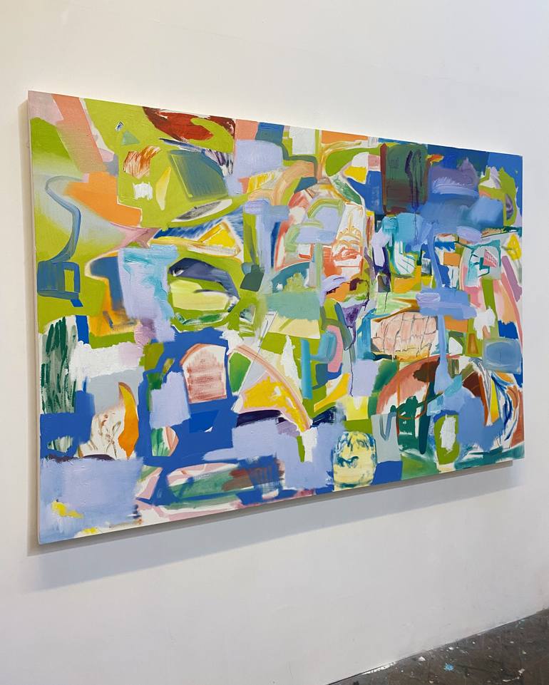 Original Abstract Expressionism Abstract Painting by Luke George