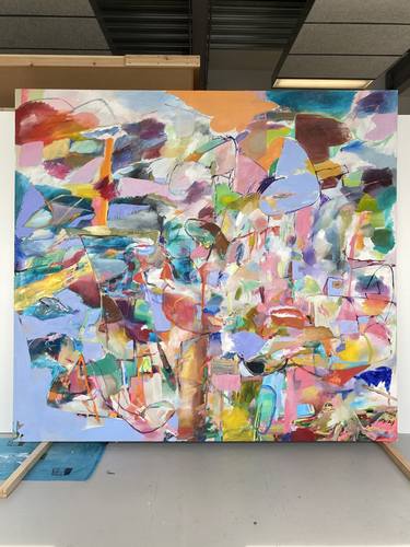 Original Abstract Expressionism Abstract Paintings by Luke George