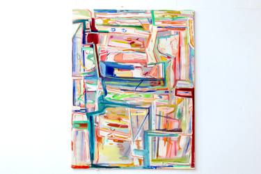 Original Cubism Abstract Painting by Luke George