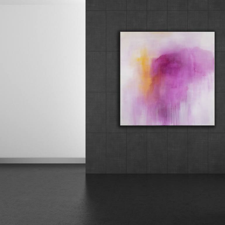 Original Abstract Expressionism Love Painting by Chris Brandell